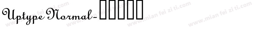 Uptype Normal字体转换